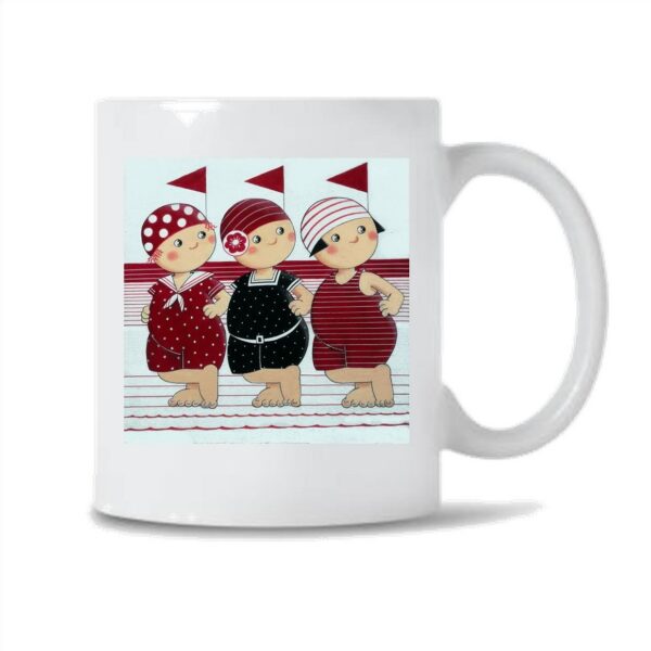 Mug et pot à crayons Trois Tops en maillot