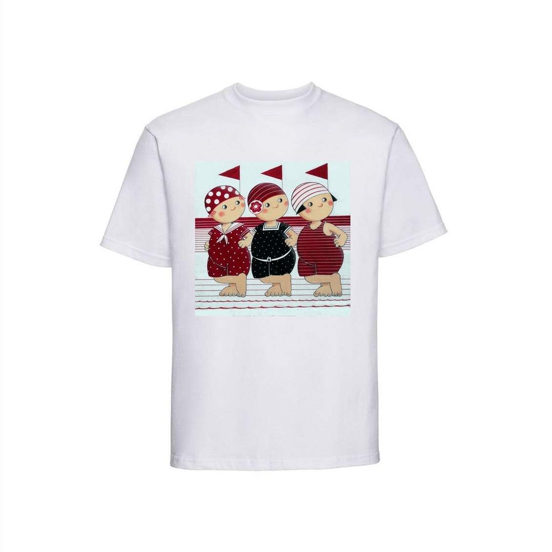 T-shirt 3 Tops en maillots