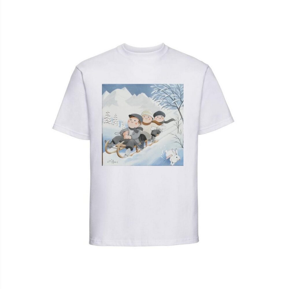 T-shirt Partie de luge