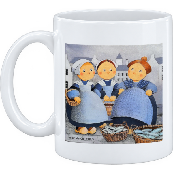Mug et pot à crayons bretagne Ils sont frais mes poissons