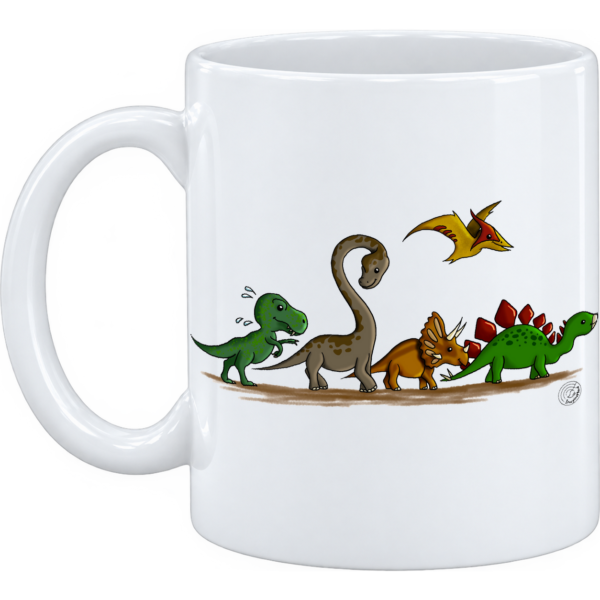 Mug et pot à crayons dinosaures Les trognongnons