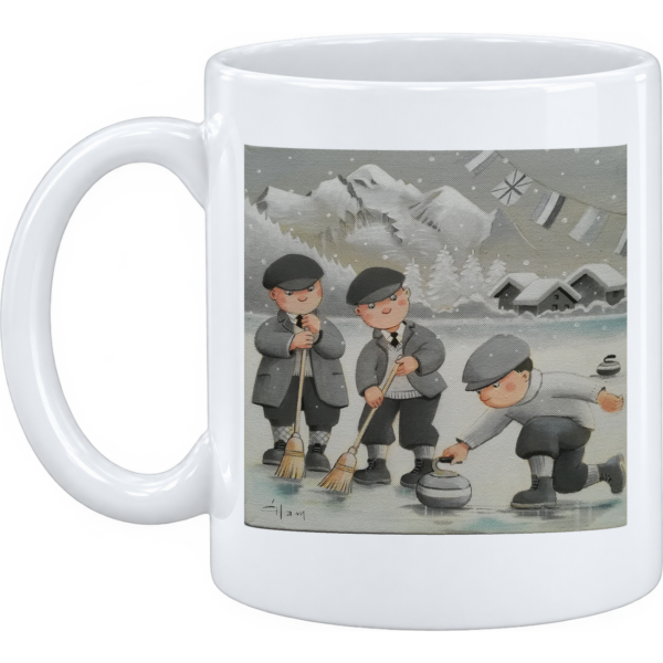 Mug et pot à crayons montagne Curling Team