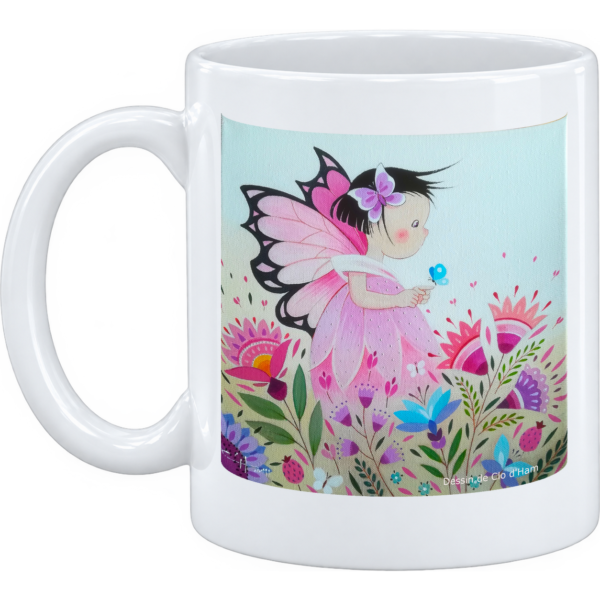 Mug et pot à crayons papillon Miss Butterfly