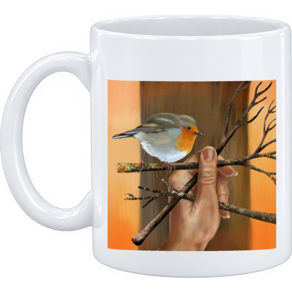 Mug et pot à crayons Rouge-gorge sur branche