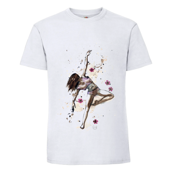 T-shirt Danseuse aux fleurs