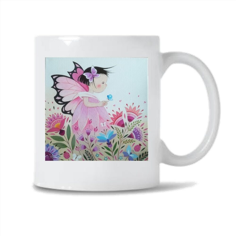 Mug et pot à crayons Miss Butterfly