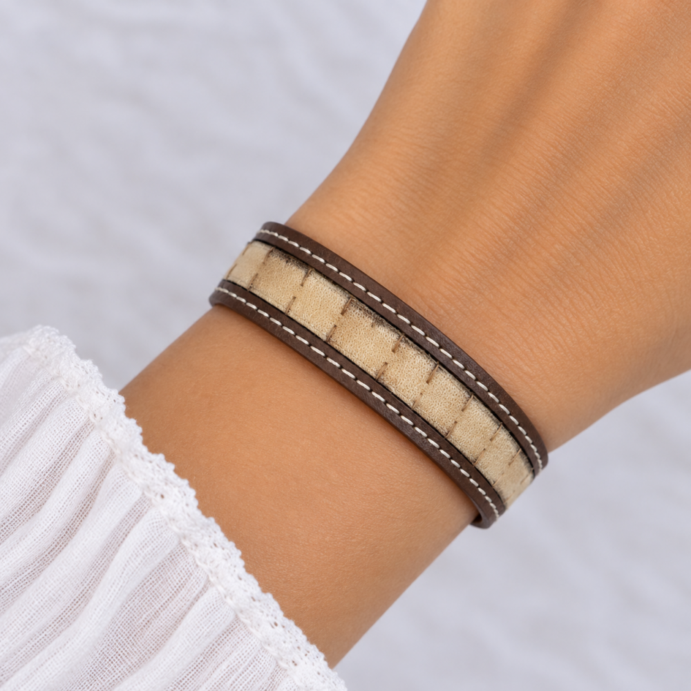 Bracelet Sardaigne, bijou assemblé à la main en Isère