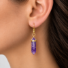 Boucles d’oreilles Améthyste