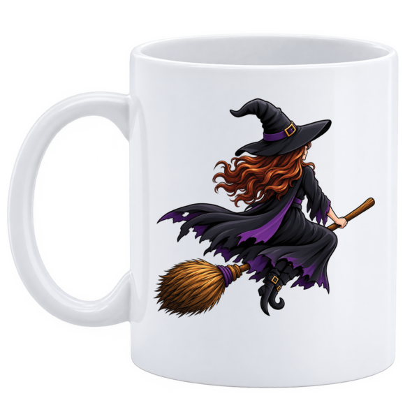 Mug et pot à crayons Sorciere couleur halloween