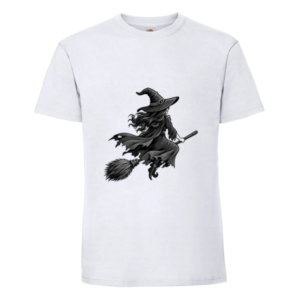 T-shirt Sorcière en noir et blanc