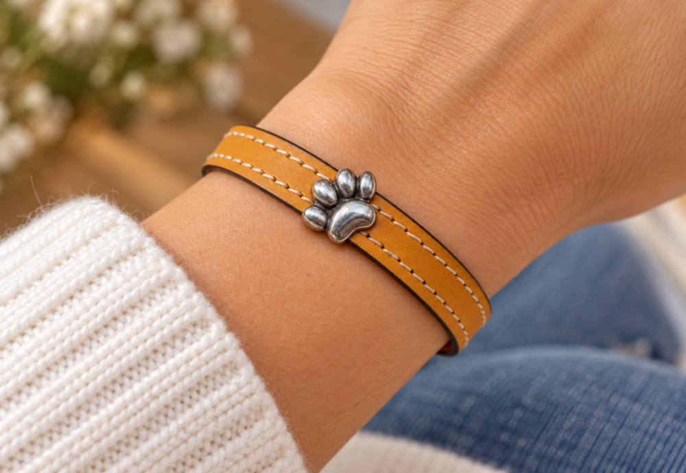Bracelet Wouaf !, bijou assemblé à la main en Isère