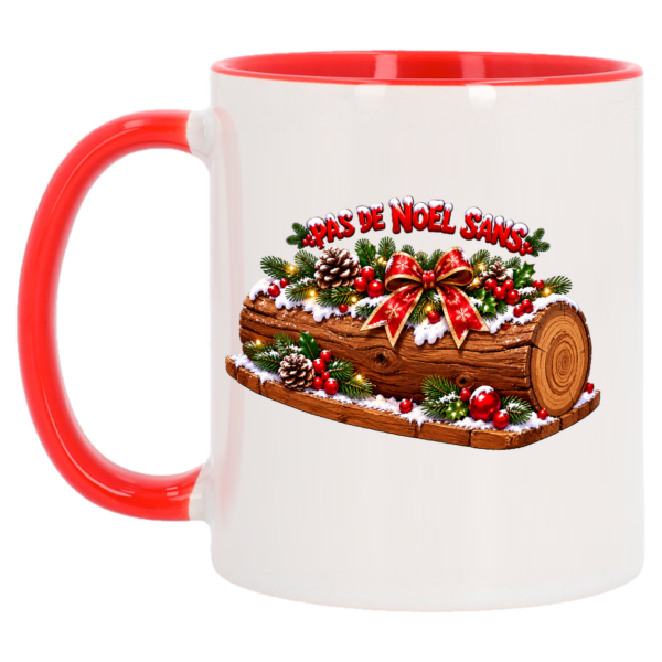 Mug de Noël Pas de Noël sans bûche