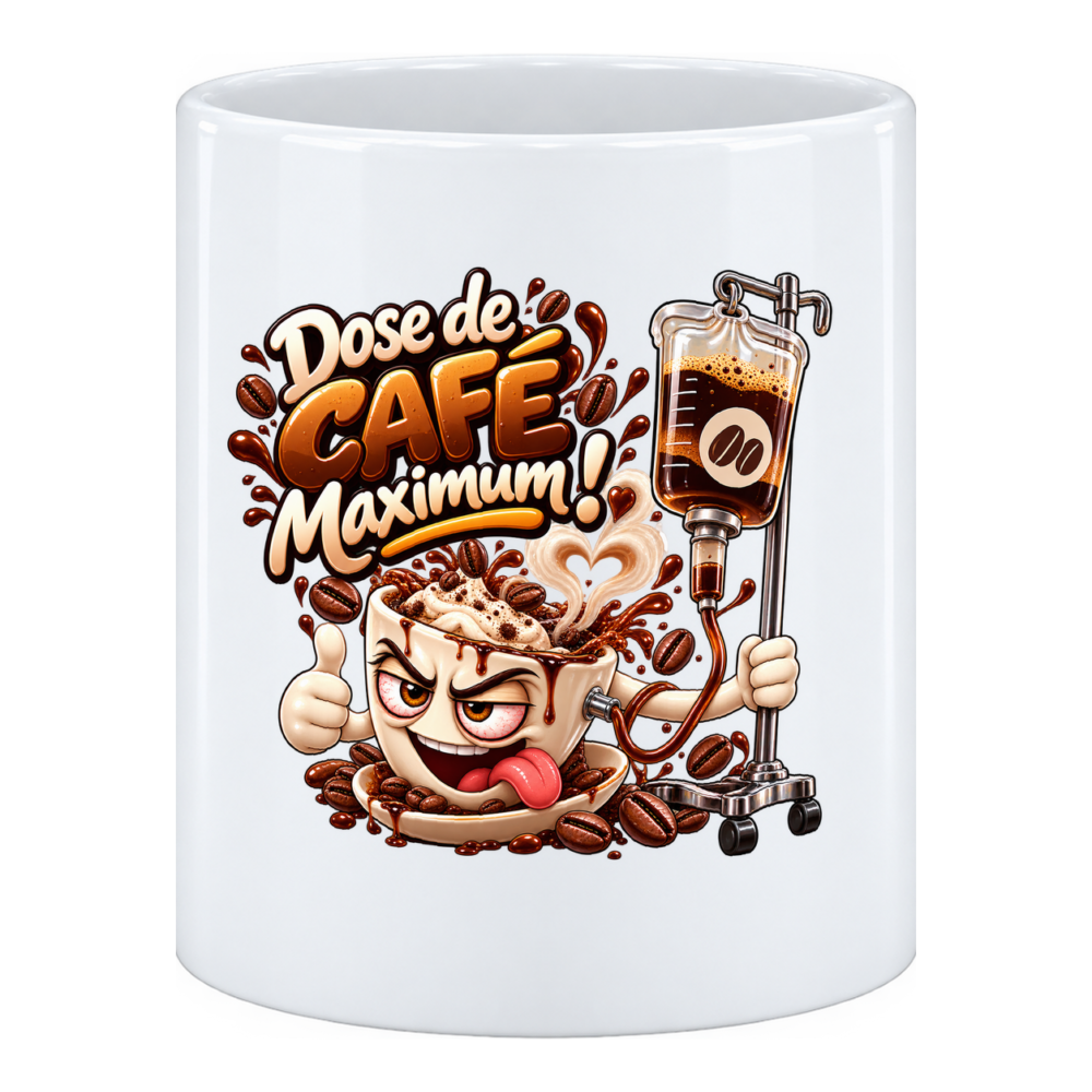 Mug Café du matin : pour tous les matins un peu compliqués, ou le café est notre meilleur allié, en pot à crayons