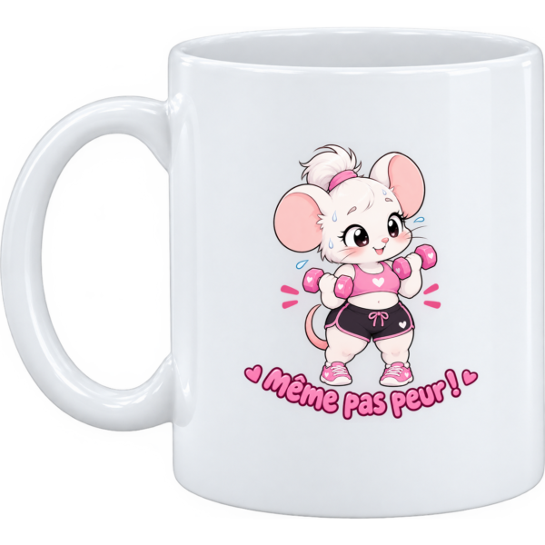 Mug et pot à crayons Petite souris sportive
