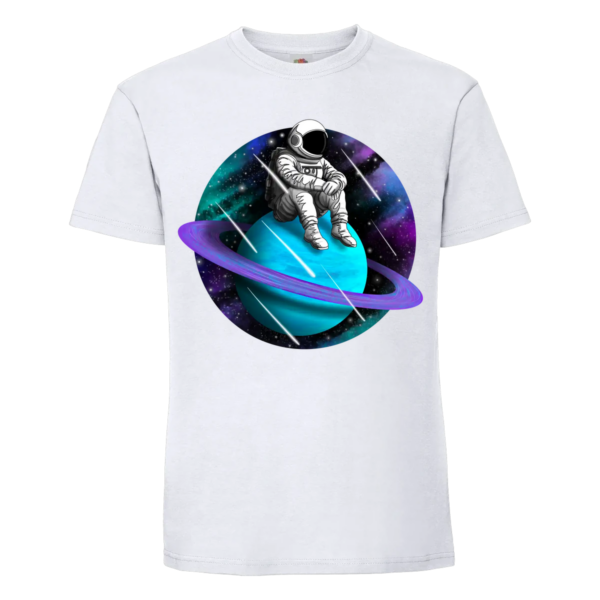 T-shirt Assis sur une planète