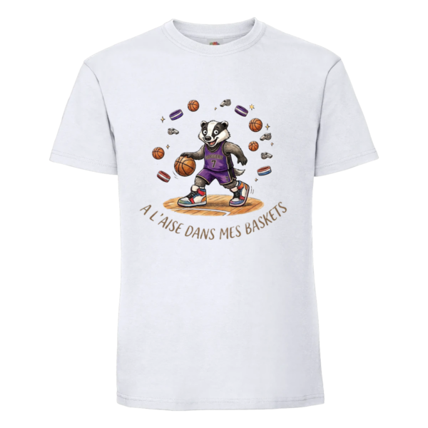 T-shirt Basketteur à l'aise dans ses baskets